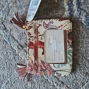 Buxton paisley Multi Pocket Coin Purse